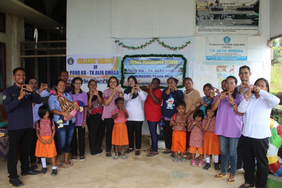 Kemitraan Unimuda Sorong - Unicef Gelar FGD tentang IMUNISASI di PAUD ALFA OMEGA KABUPATEN SORONG
