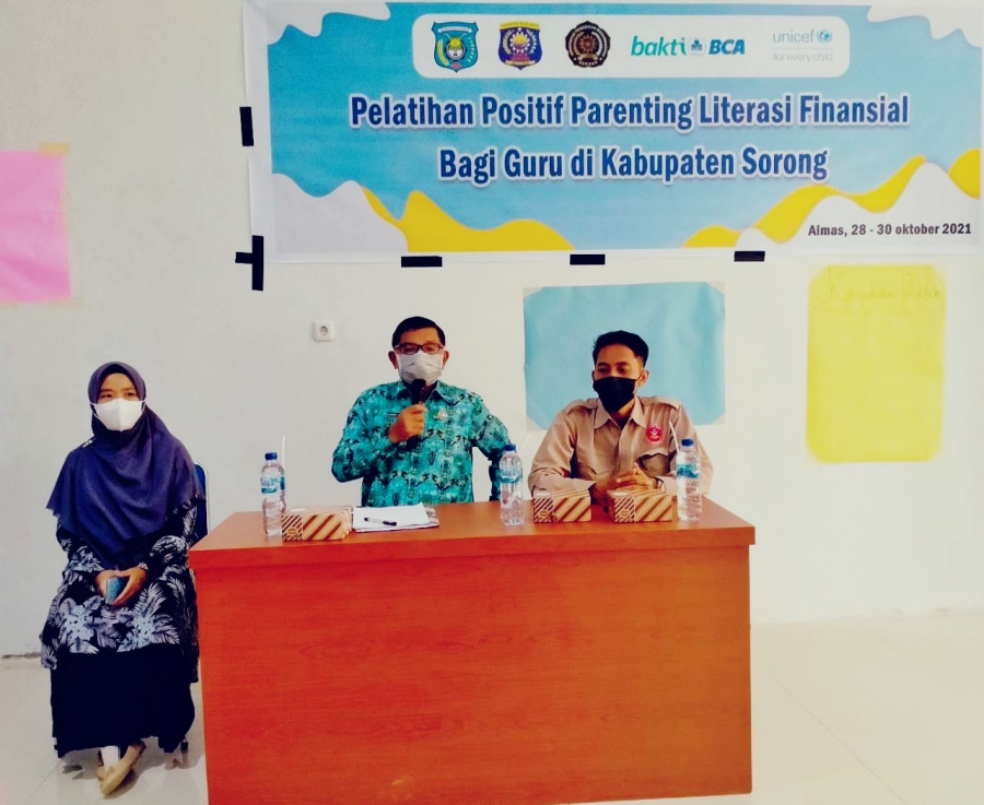 PAPEDA (PAud terintegrasi dan PErcepatan aDminstrasi kependudukAn) Unimuda – Unicef Latih Literasi Finansial Bagi Guru di Kabupaten Sorong dan Kabupaten Raja Ampat