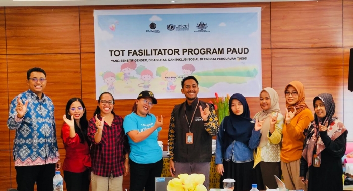 UNIMUDA–UNICEF Gelar Pelatihan Fasilitator PAUD Berkualitas untuk Tanah Papua